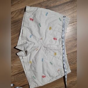 Polo by Ralph Lauren White Embroidered Women's Shorts